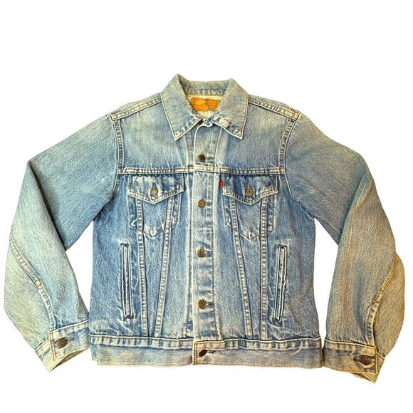 80’s 90’s LEVI’s Vintage Denim Trucker Jacket Size 40 Large XL